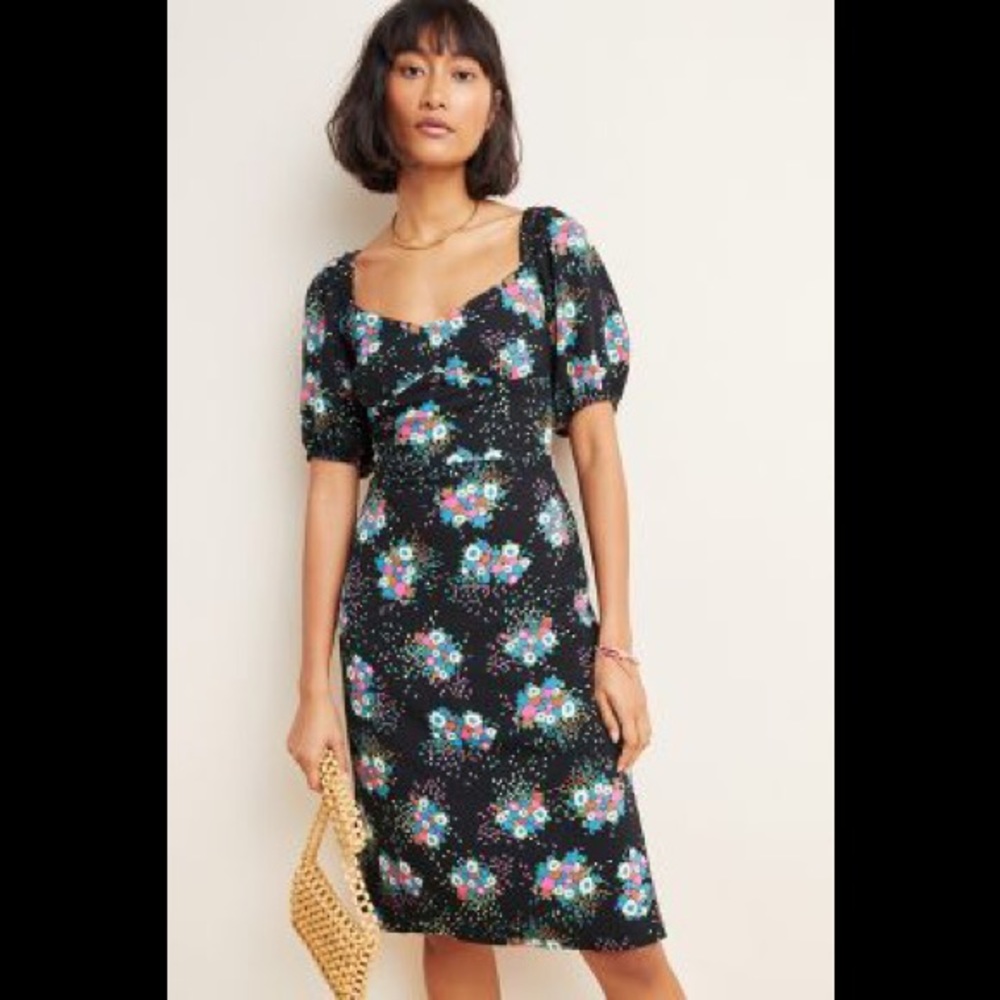 Anthropologie size 10 floral print dress NWT